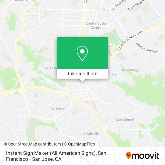 Mapa de Instant Sign Maker (All American Signs)