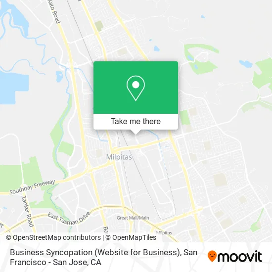 Mapa de Business Syncopation (Website for Business)
