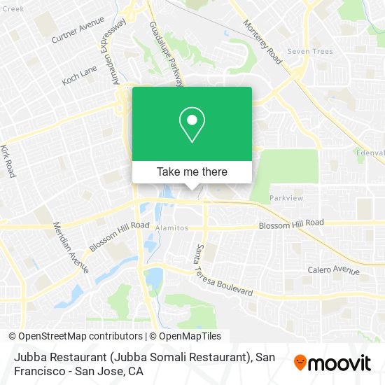 Mapa de Jubba Restaurant (Jubba Somali Restaurant)