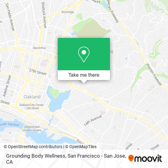 Grounding Body Wellness map