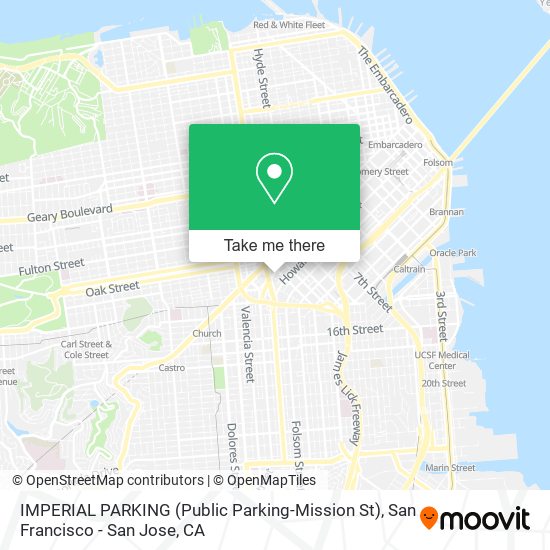 Mapa de IMPERIAL PARKING (Public Parking-Mission St)