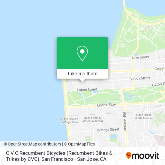 C V C Recumbent Bicycles (Recumbent Bikes & Trikes by CVC) map