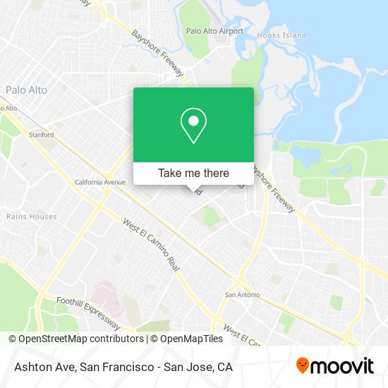 Ashton Ave map