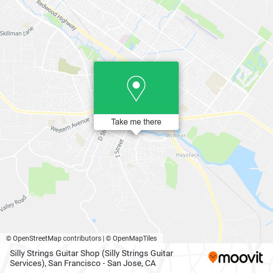 Silly Strings Guitar Shop map