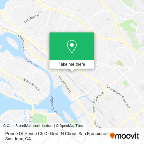 Prince Of Peace Ch Of God IN Christ map