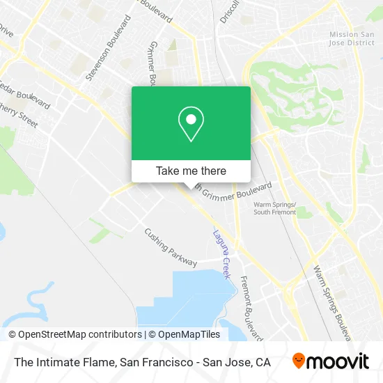 The Intimate Flame map