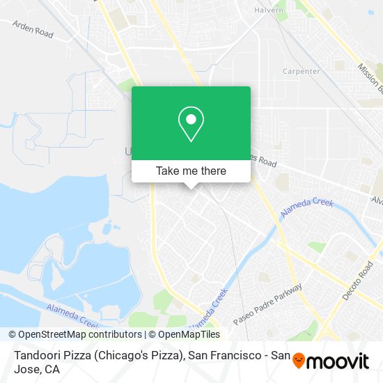 Mapa de Tandoori Pizza (Chicago's Pizza)
