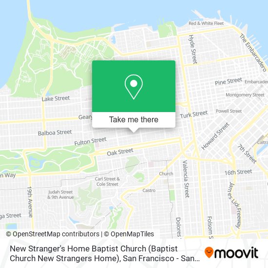 Mapa de New Stranger's Home Baptist Church (Baptist Church New Strangers Home)