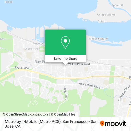 Metro by T-Mobile (Metro PCS) map