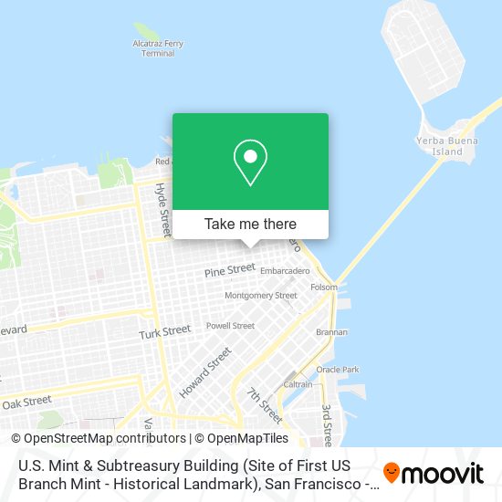 U.S. Mint & Subtreasury Building (Site of First US Branch Mint - Historical Landmark) map