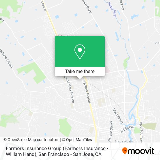 Farmers Insurance Group (Farmers Insurance - William Hand) map
