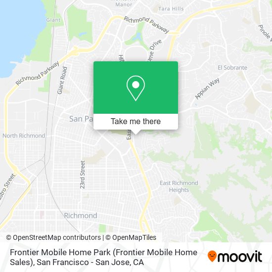 Mapa de Frontier Mobile Home Park