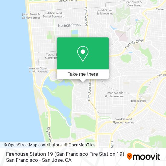 Mapa de Firehouse Station 19 (San Francisco Fire Station 19)