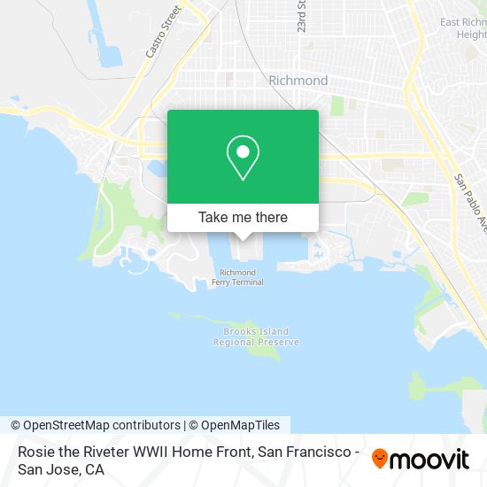 Mapa de Rosie the Riveter WWII Home Front