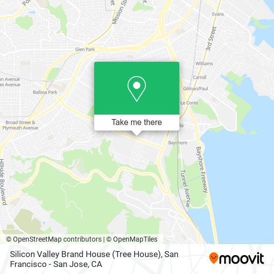 Silicon Valley Brand House (Tree House) map