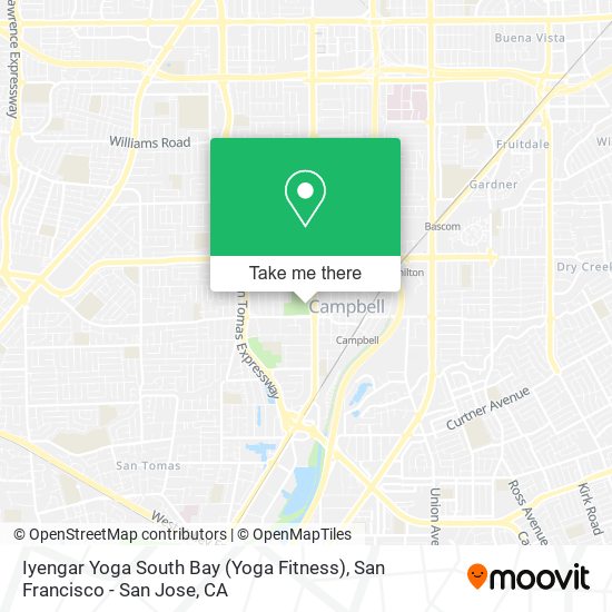 Iyengar Yoga South Bay (Yoga Fitness) map