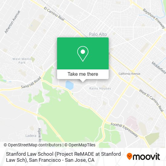 Stanford Law School (Project ReMADE at Stanford Law Sch) map