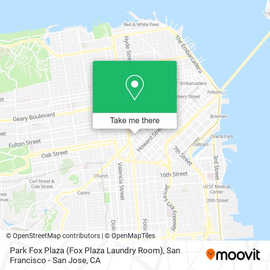 Park Fox Plaza (Fox Plaza Laundry Room) map
