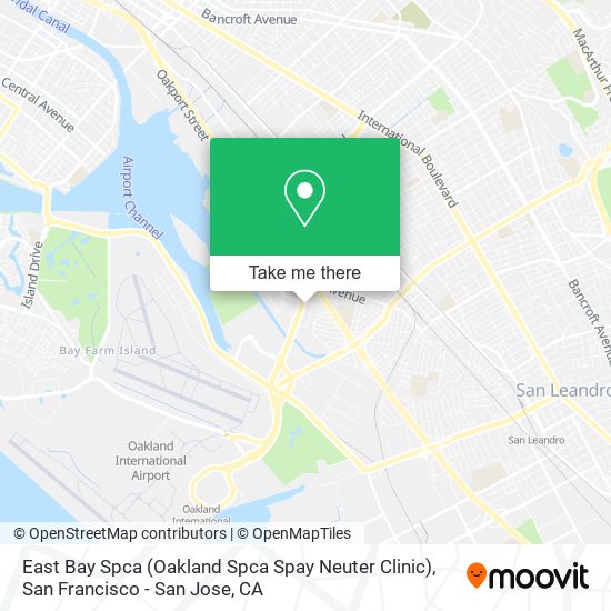 East Bay Spca (Oakland Spca Spay Neuter Clinic) map