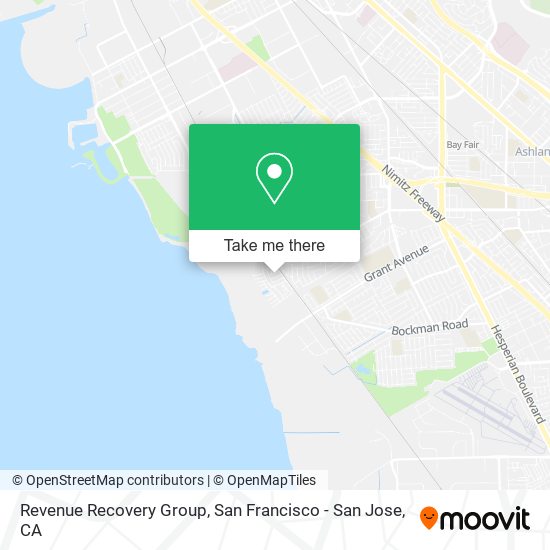 Revenue Recovery Group map