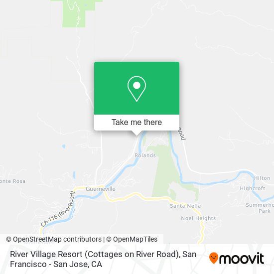 Mapa de River Village Resort (Cottages on River Road)