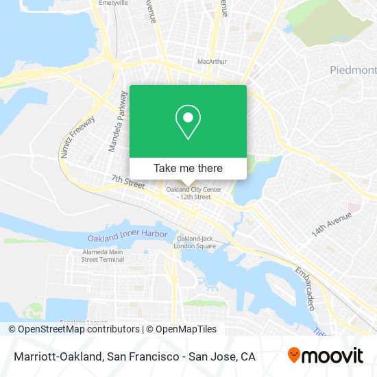 Mapa de Marriott-Oakland