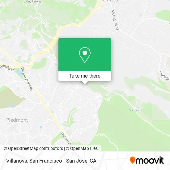 Villanova map