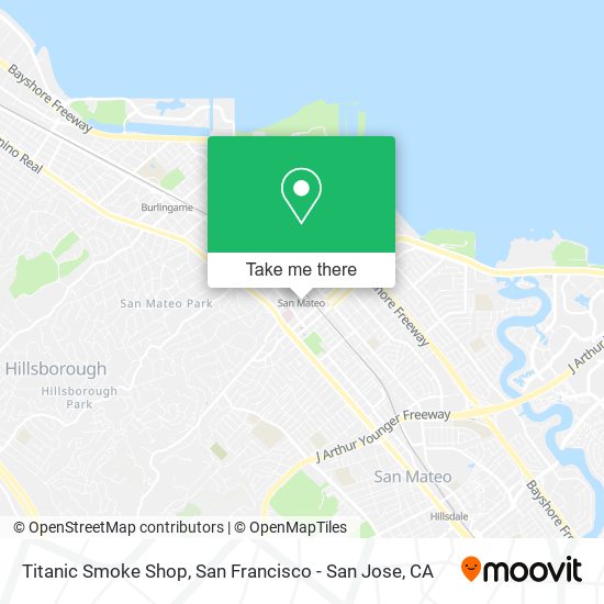 Titanic Smoke Shop map