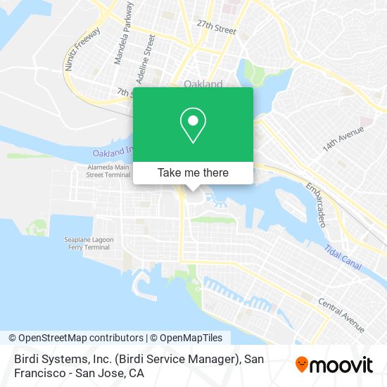 Mapa de Birdi Systems, Inc. (Birdi Service Manager)