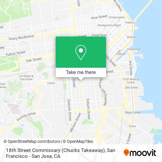 18th Street Commissary (Chucks Takeaway) map