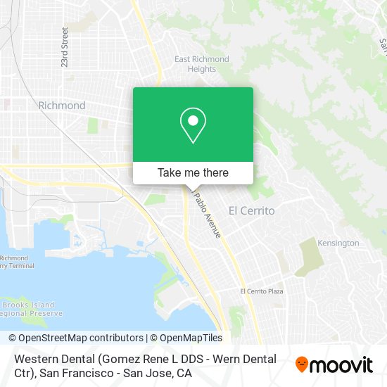 Mapa de Western Dental (Gomez Rene L DDS - Wern Dental Ctr)