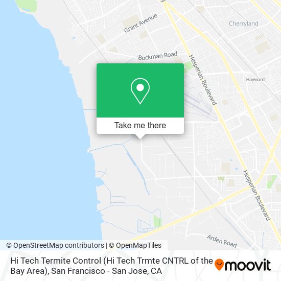 Hi Tech Termite Control (Hi Tech Trmte CNTRL of the Bay Area) map