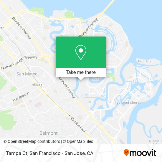 Mapa de Tampa Ct