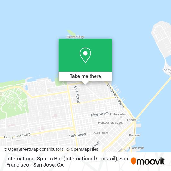 International Sports Bar (International Cocktail) map