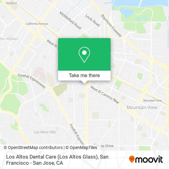 Los Altos Dental Care (Los Altos Glass) map