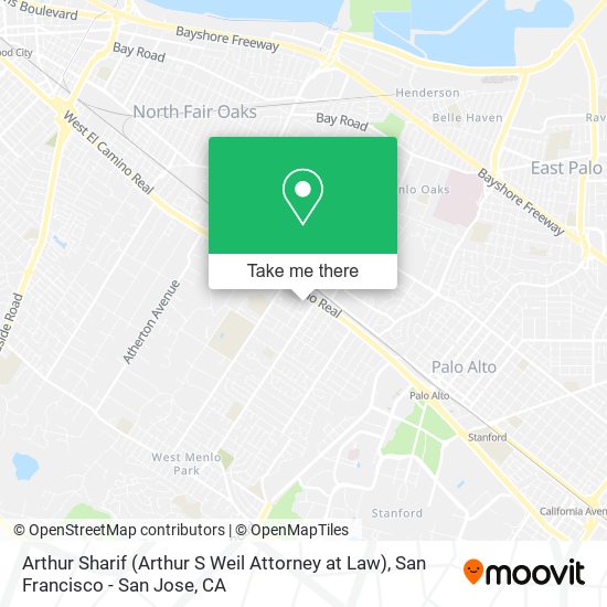 Arthur Sharif (Arthur S Weil Attorney at Law) map