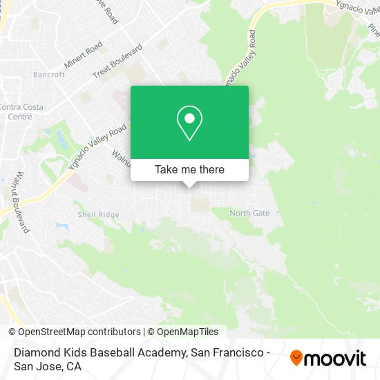 Diamond Kids Baseball Academy map