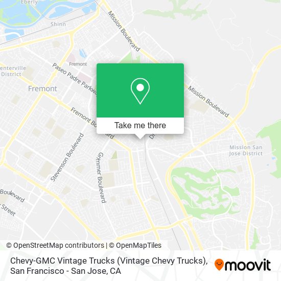 Chevy-GMC Vintage Trucks map