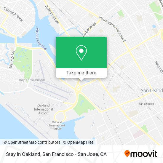 Stay in Oakland map