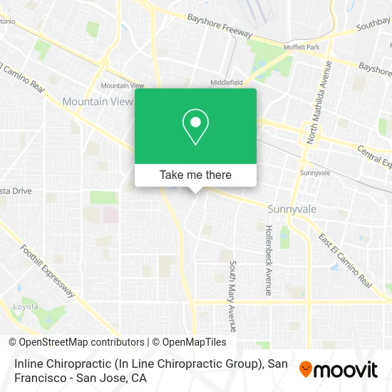 Inline Chiropractic (In Line Chiropractic Group) map