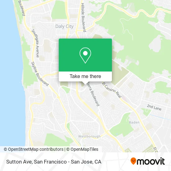 Mapa de Sutton Ave