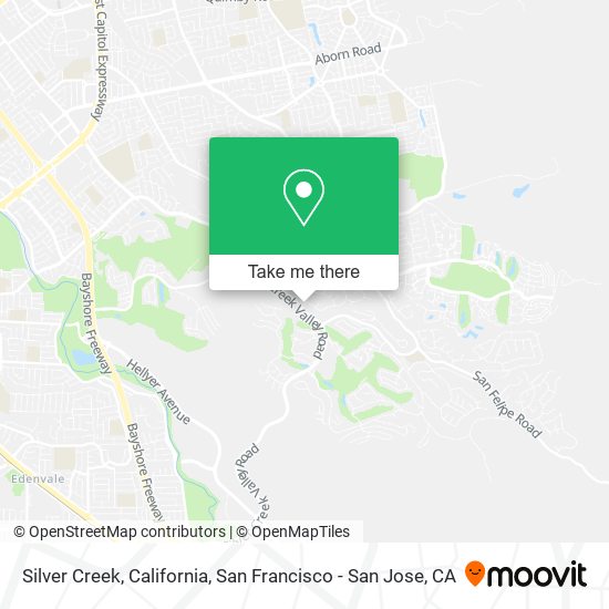 Silver Creek, California map