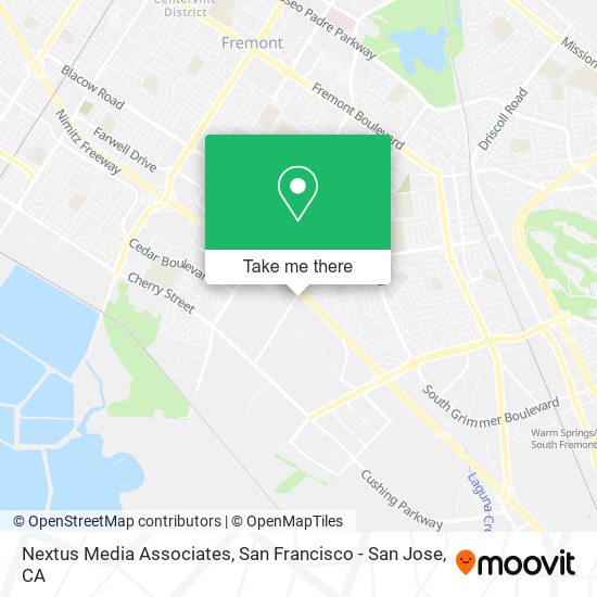 Mapa de Nextus Media Associates