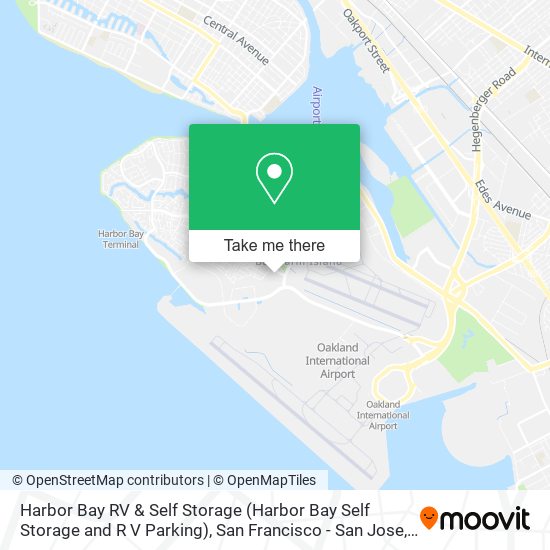 Harbor Bay RV & Self Storage (Harbor Bay Self Storage and R V Parking) map