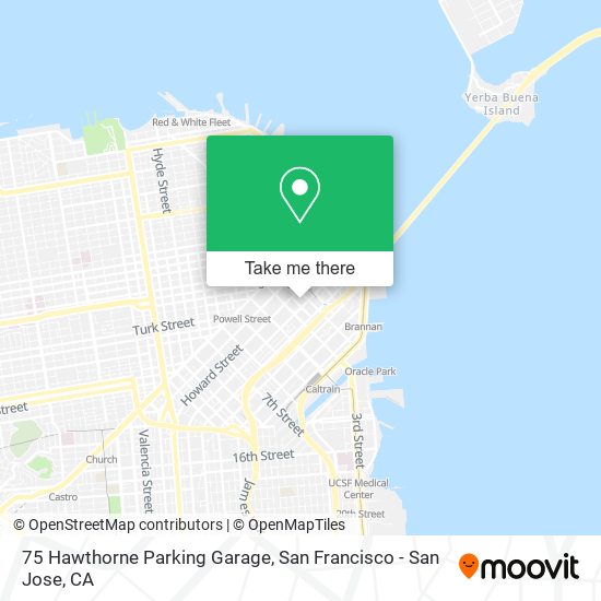 Mapa de 75 Hawthorne Parking Garage