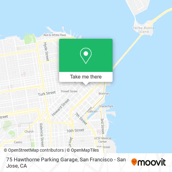 75 Hawthorne Parking Garage map