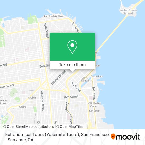 Extranomical Tours (Yosemite Tours) map