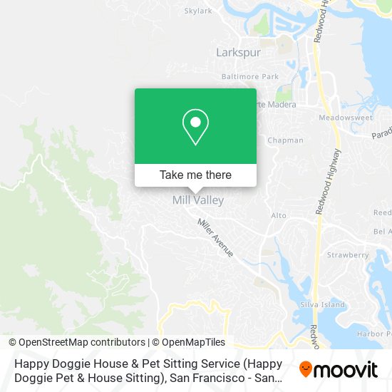 Happy Doggie House & Pet Sitting Service map