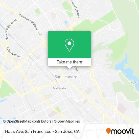 Mapa de Haas Ave