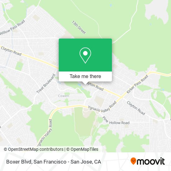 Boxer Blvd map